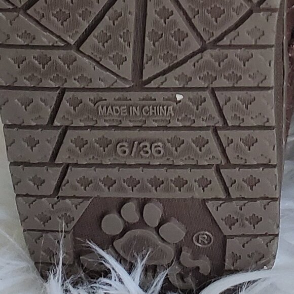 Dawgs Chocolate Faux Suede Microfiber Mid-Calf Boots SZ 6 - Picture 11 of 12